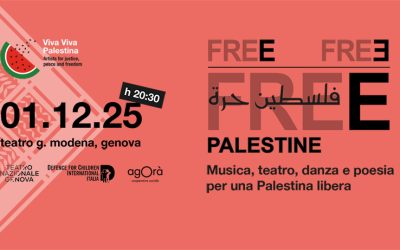 “Free free Palestine” GE 2025 / Serata di teatro, musica, danza e poesia per una Palestina libera